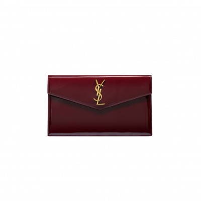 YSL UPTOWN POUCH IN PATENT LEATHER 565739B870W6413 (27*16*2cm)